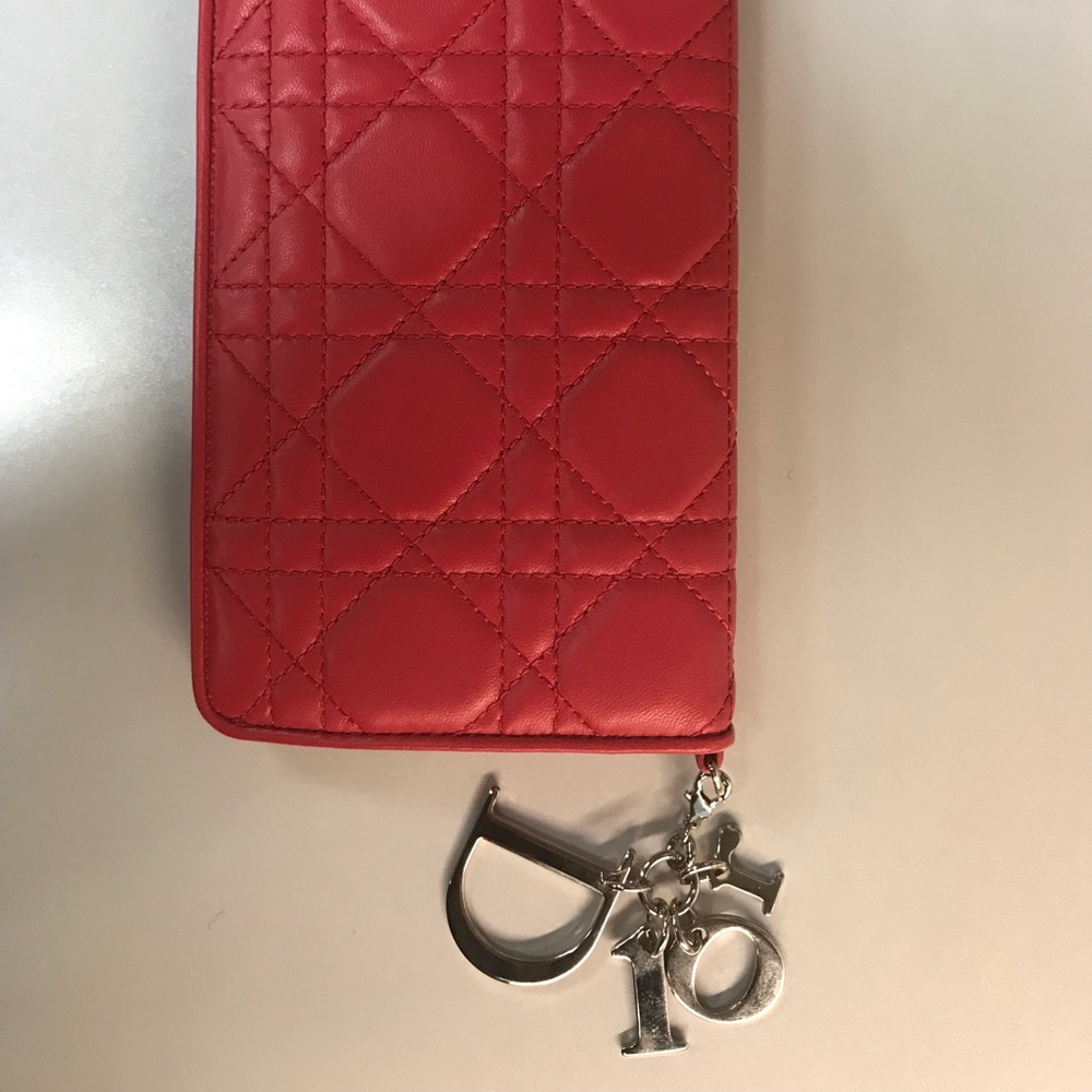 BRAND NEW Christian Dior Red Wallet